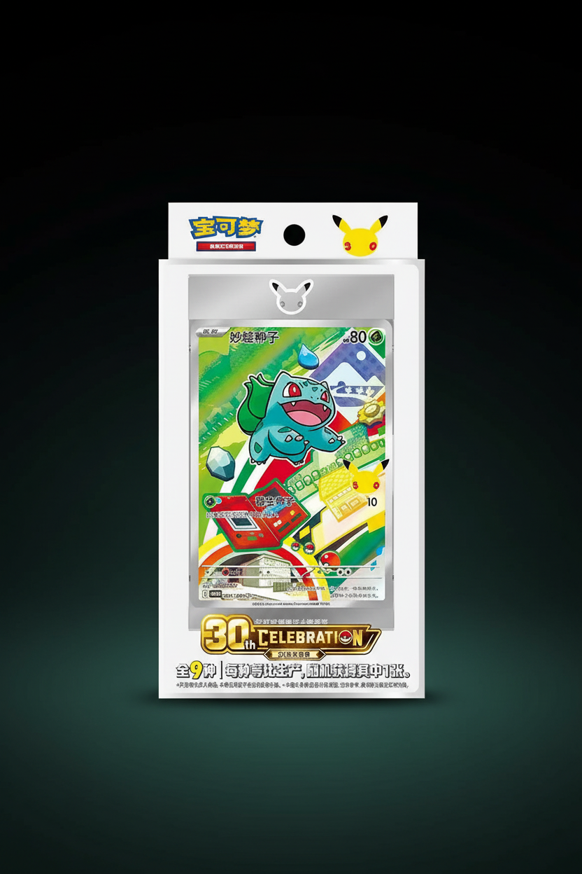 Coffret Pokémon 30th Anniversary First Partners Vol.1 – Bulbizarre – Chinois Simplifié