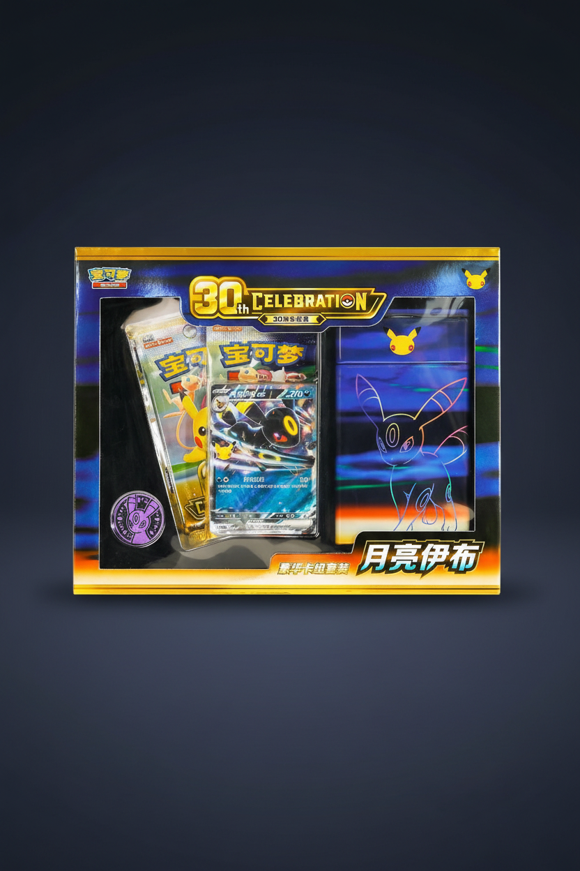 Coffret Pokémon Noctali Umbreon – 30th Celebration Chinois Simplifié