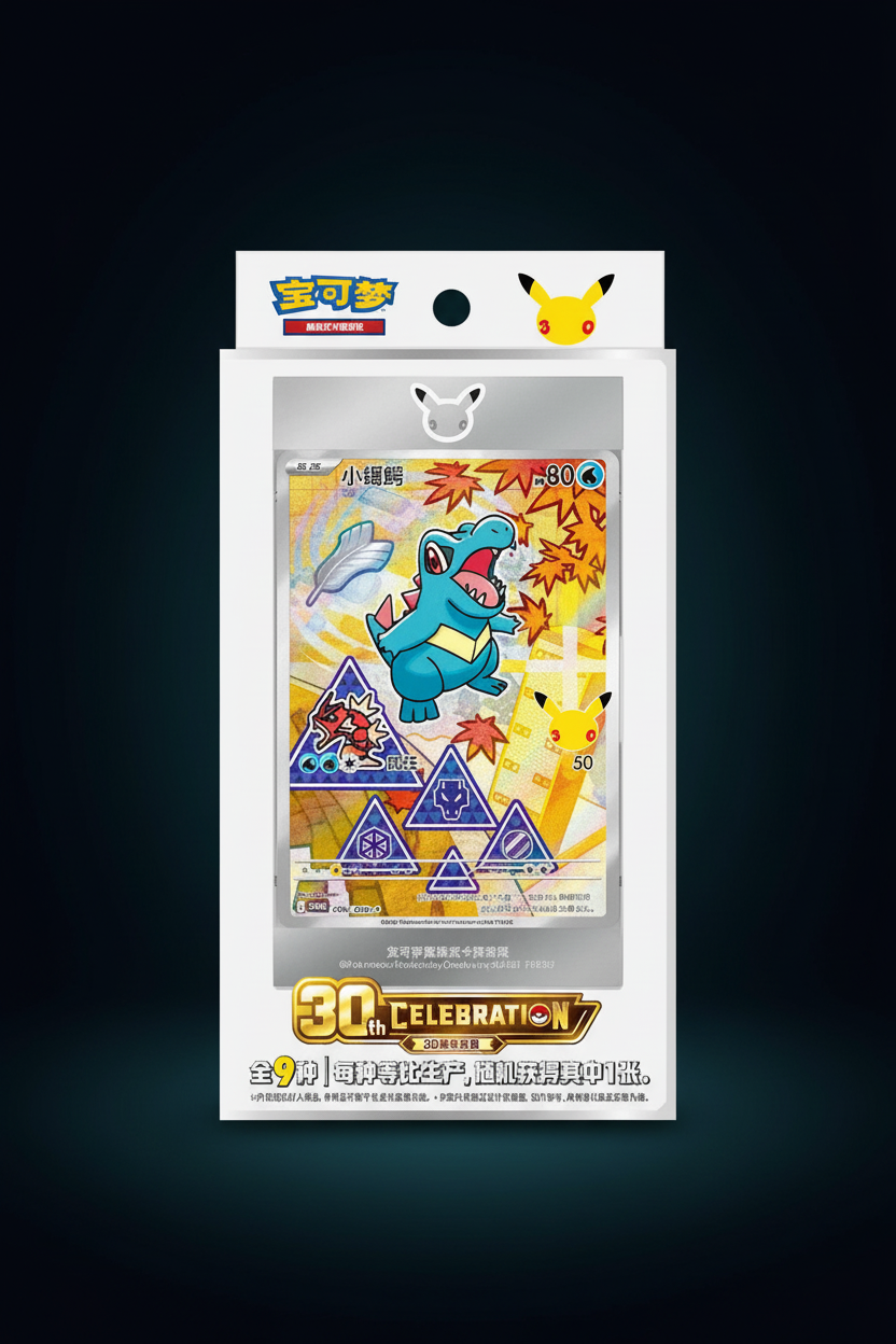 Coffret Pokémon 30th Anniversary First Partners Vol.2 – Caïmans – Chinois Simplifié