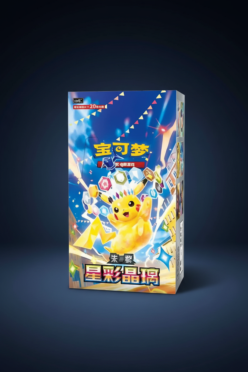 Display Pokémon Stellar Crystal CSV9C – Pikachu – TCG Chinois Simplifié